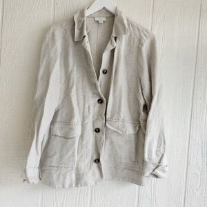 J. Jill Light Cream Colored Jacket